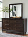 Dantenton Dresser and Mirror - De Avenue Furniture