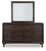 Dantenton Dresser and Mirror - De Avenue Furniture