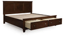 Danabrin Panel Storage Bed - De Avenue Furniture