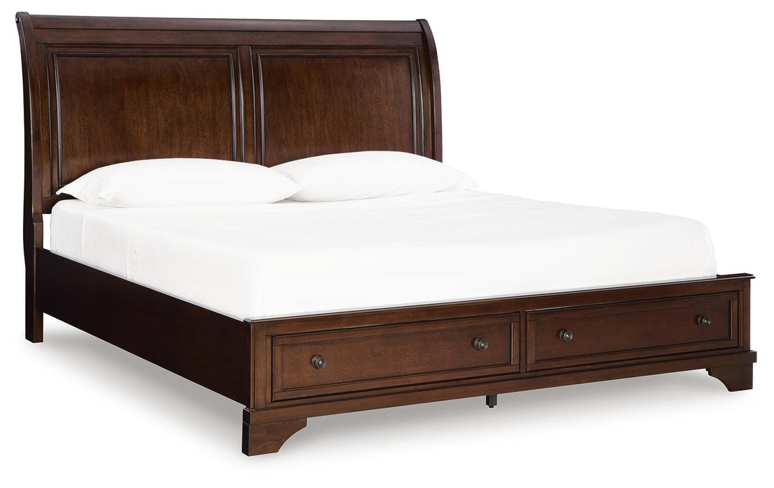Trellington Sleigh Storage Bed - De Avenue Furniture