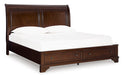Trellington Sleigh Storage Bed - De Avenue Furniture