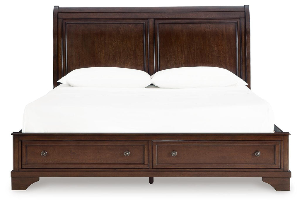Trellington Sleigh Storage Bed - De Avenue Furniture