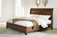 Trellington Sleigh Storage Bed - De Avenue Furniture