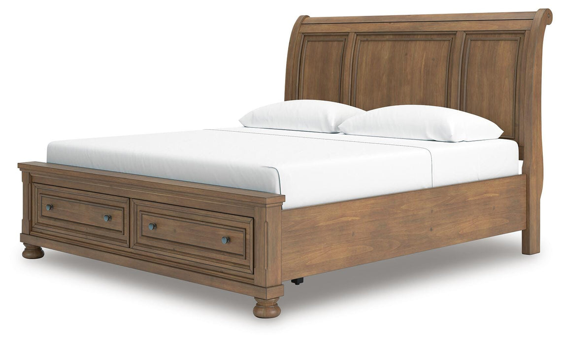 Feddinger Panel Storage Bed - De Avenue Furniture
