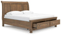 Feddinger Panel Storage Bed - De Avenue Furniture
