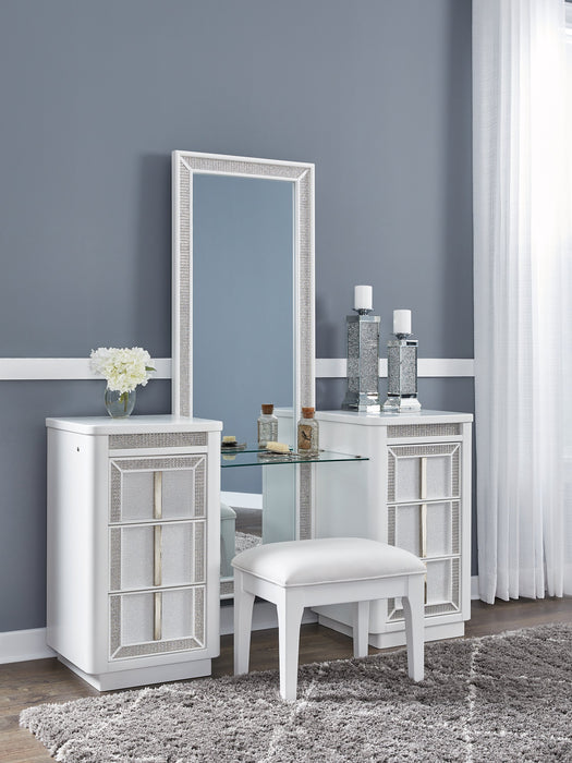 Chalanna Vanity with Mirror - De Avenue Furniture