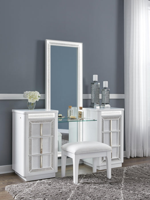 Chalanna Vanity with Mirror - De Avenue Furniture