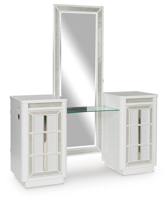 Chalanna Vanity with Mirror - De Avenue Furniture