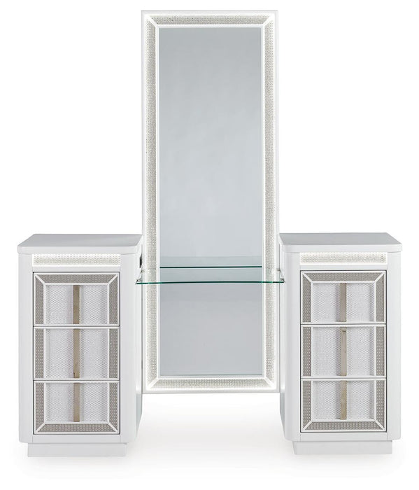 Chalanna Vanity with Mirror - De Avenue Furniture