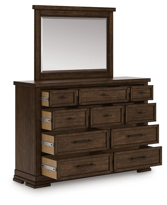 Taffenbrook Dresser and Mirror - De Avenue Furniture
