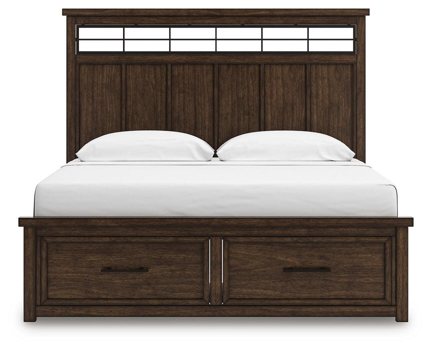 Taffenbrook Panel Storage Bed - De Avenue Furniture