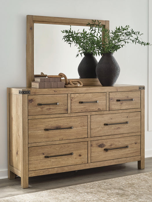 Ridgester Dresser and Mirror - De Avenue Furniture