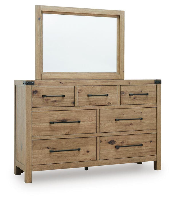 Ridgester Dresser and Mirror - De Avenue Furniture