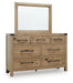 Ridgester Dresser and Mirror - De Avenue Furniture