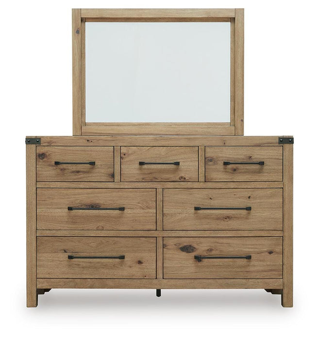 Ridgester Dresser and Mirror - De Avenue Furniture