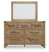 Ridgester Dresser and Mirror - De Avenue Furniture