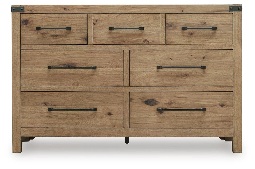 Ridgester Dresser and Mirror - De Avenue Furniture