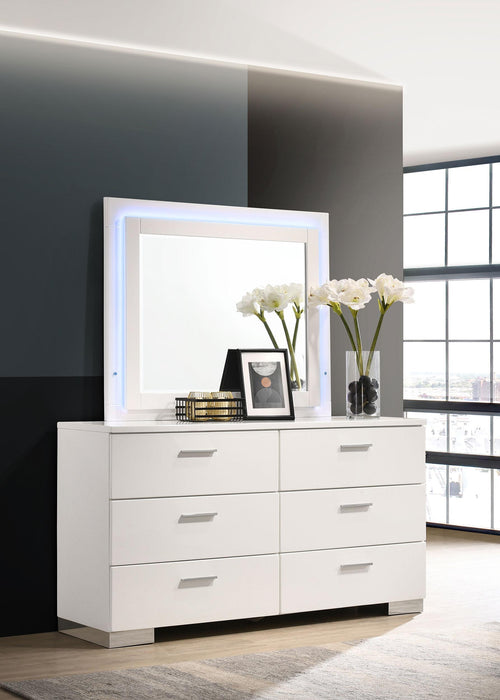Felicity Dresser with LED Mirror - De Avenue Furniture