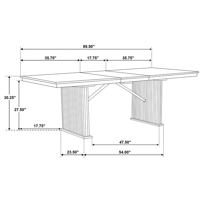 Adina Extension Dining Table - De Avenue Furniture