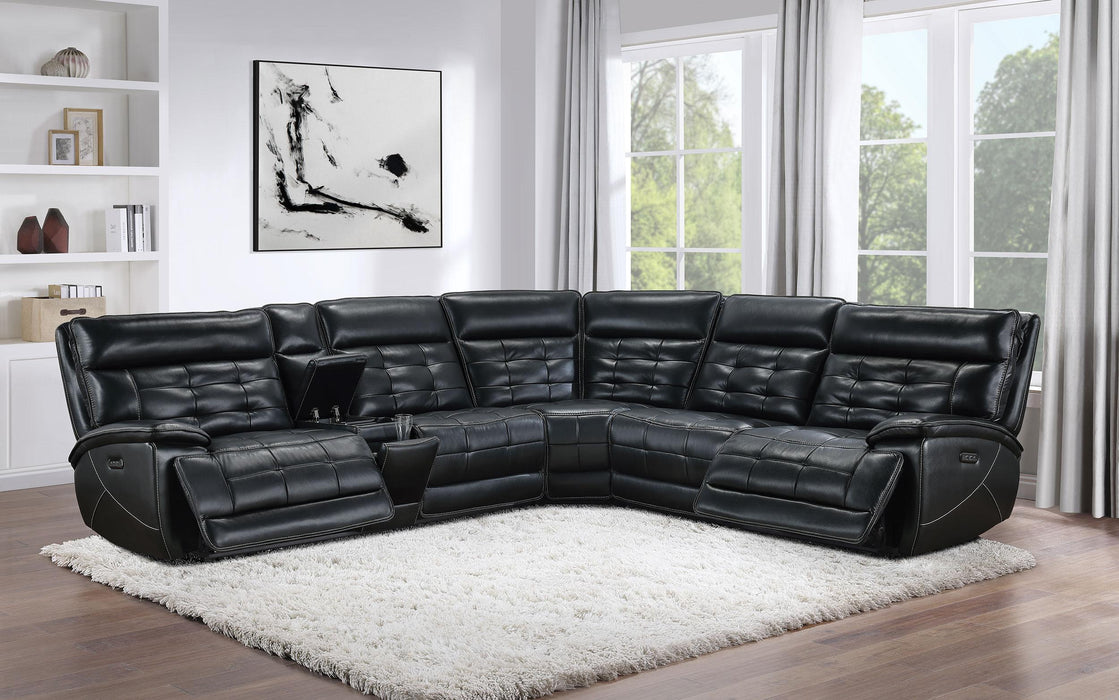 Hewitt Dual Power Reclining Sectional - De Avenue Furniture