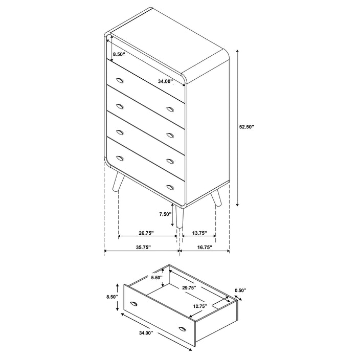 Robyn Chest of Drawers - De Avenue Furniture