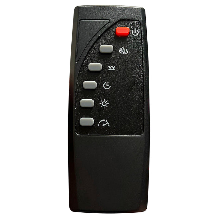 Tisdall Wingback Bed with Flame Visualizer - De Avenue Furniture