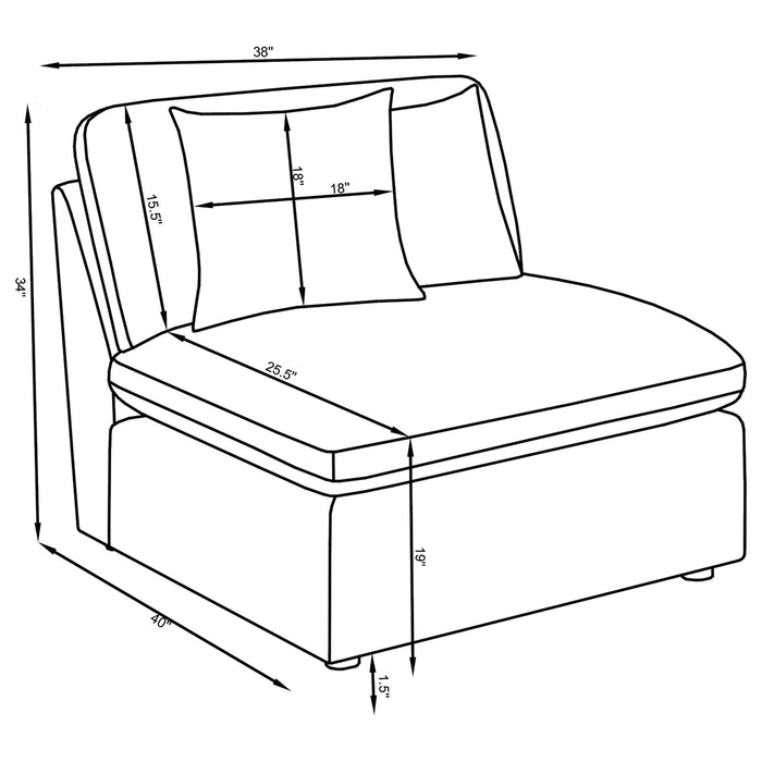 Hobson Modular Sectional Sofa - De Avenue Furniture