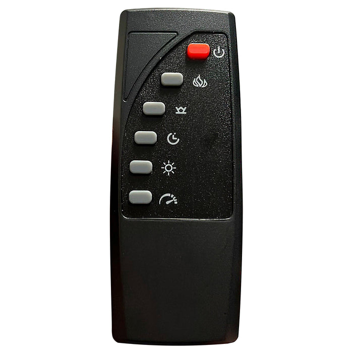 Tisdall Wingback Bed with Flame Visualizer - De Avenue Furniture