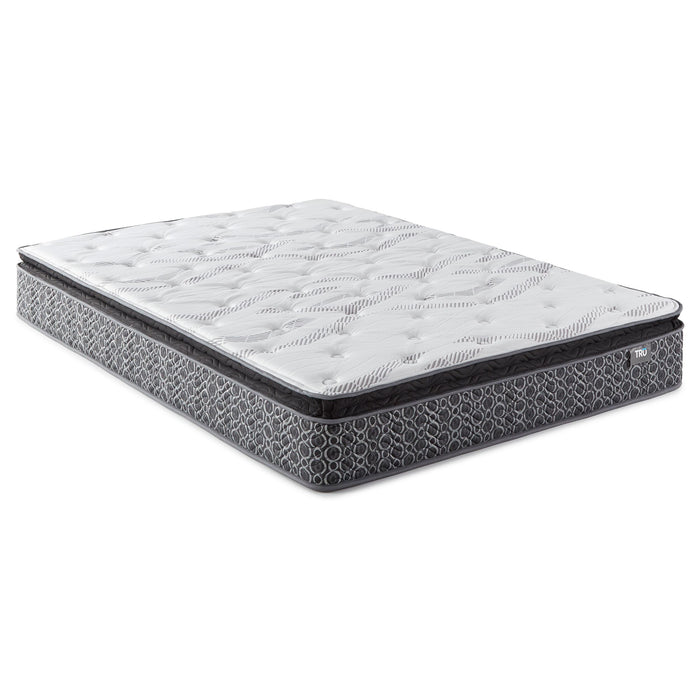 Hayes Medium Plush Pillow Top Hybrid Mattress - De Avenue Furniture