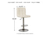 Bellatier Adjustable Height Bar Stool - De Avenue Furniture
