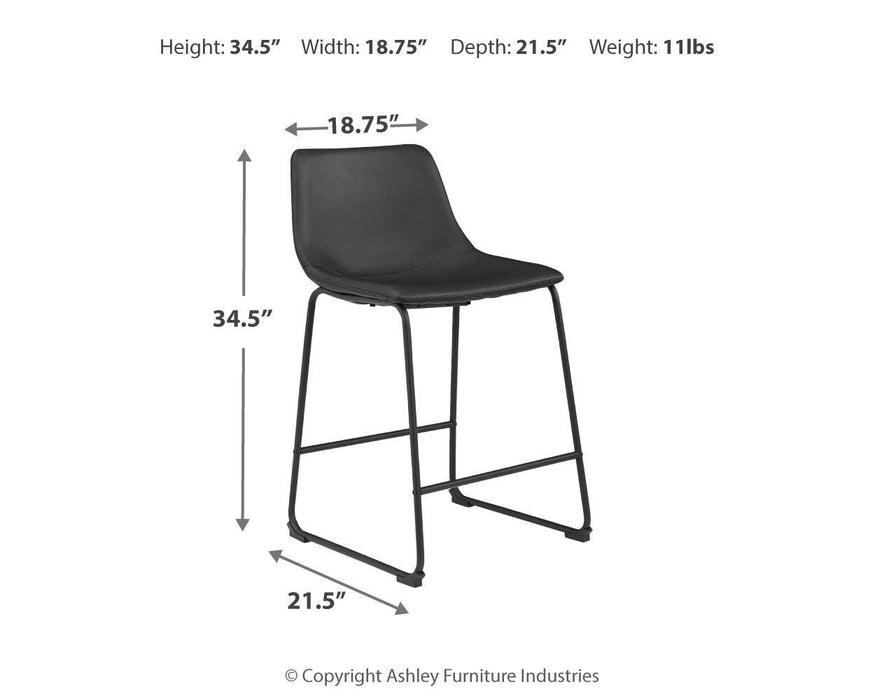 Centiar Counter Height Bar Stool - De Avenue Furniture