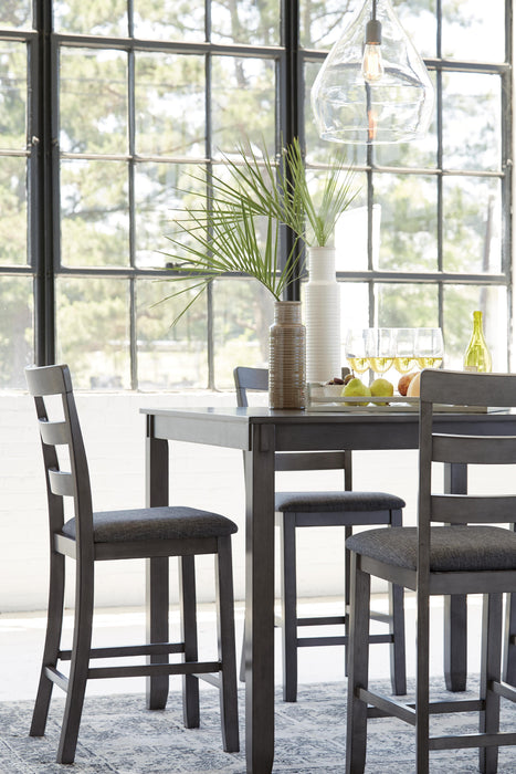 Bridson Counter Height Dining Table and Bar Stools (Set of 5) - De Avenue Furniture