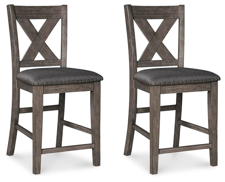 Caitbrook Counter Height Upholstered Bar Stool - De Avenue Furniture