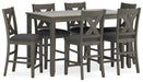 Caitbrook Counter Height Dining Table and Bar Stools (Set of 7) - De Avenue Furniture