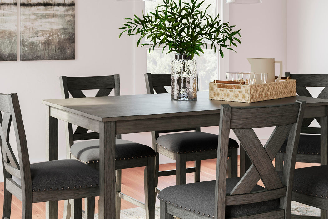 Caitbrook Counter Height Dining Table and Bar Stools (Set of 7) - De Avenue Furniture