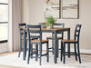 Gesthaven Counter Height Dining Table and 4 Barstools (Set of 5) - De Avenue Furniture