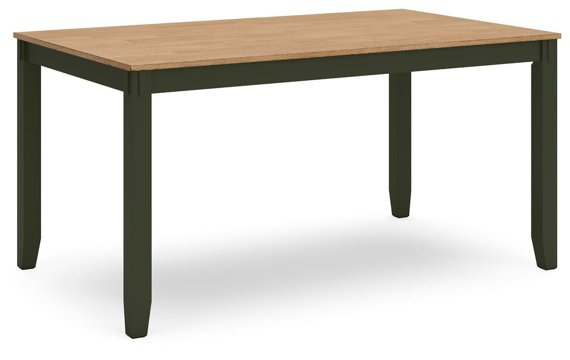 Gesthaven Dining Table with 4 Chairs and Bench (Set of 6) - De Avenue Furniture