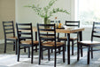 Blondon Dining Table and 6 Chairs (Set of 7) - De Avenue Furniture