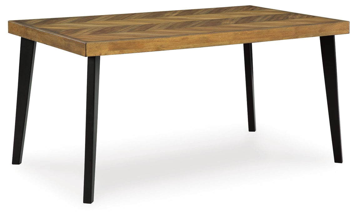 Blondon Dining Table and 6 Chairs (Set of 7) - De Avenue Furniture