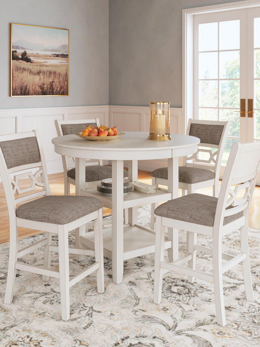Erinberg Counter Height Dining Table and 4 Barstools (Set of 5) - De Avenue Furniture