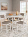 Erinberg Counter Height Dining Table and 4 Barstools (Set of 5) - De Avenue Furniture