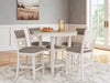 Erinberg Counter Height Dining Table and 4 Barstools (Set of 5) - De Avenue Furniture