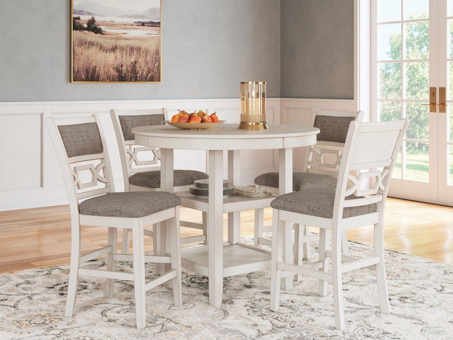 Erinberg Counter Height Dining Table and 4 Barstools (Set of 5) - De Avenue Furniture