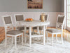 Erinberg Dining Table and 4 Chairs (Set of 5) - De Avenue Furniture