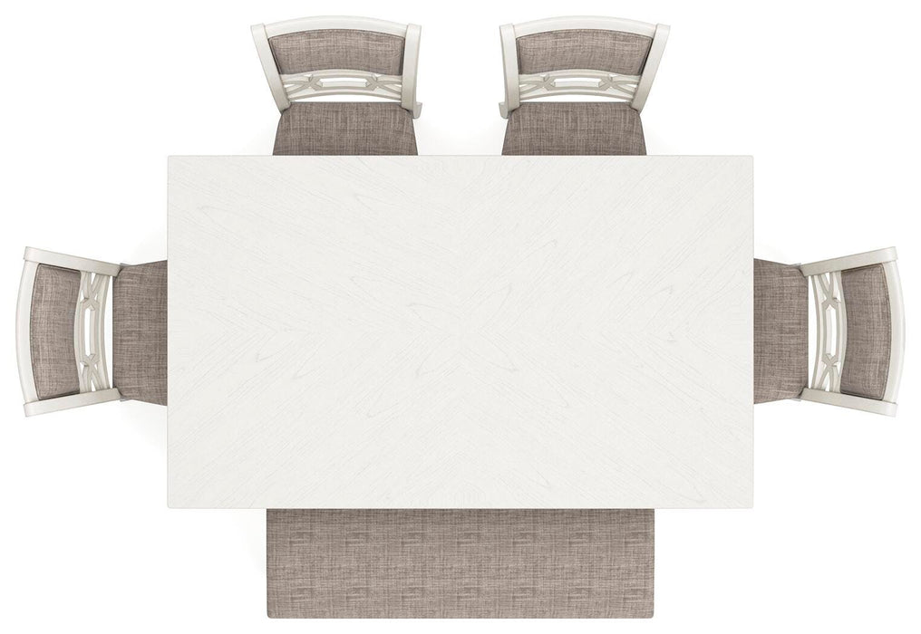 Erinberg Dining Table and 4 Chairs and Bench (Set of 6) - De Avenue Furniture