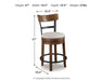 Valebeck Counter Height Bar Stool - De Avenue Furniture