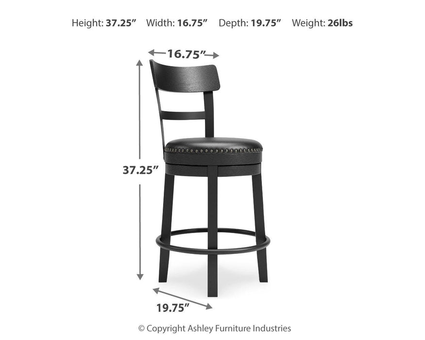 Valebeck Counter Height Bar Stool - De Avenue Furniture