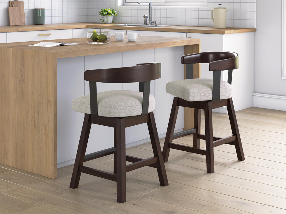 Haddigan Counter Height Barstool (Set of 2) - De Avenue Furniture