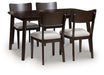 Mallenette Dining Table and 4 Chairs (Set of 5) - De Avenue Furniture