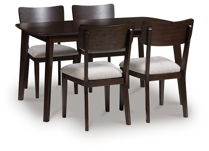 Mallenette Dining Table and 4 Chairs (Set of 5) - De Avenue Furniture